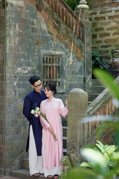 Top concept chụp ảnh couple áo dài chân dung đẹp nhất 2026